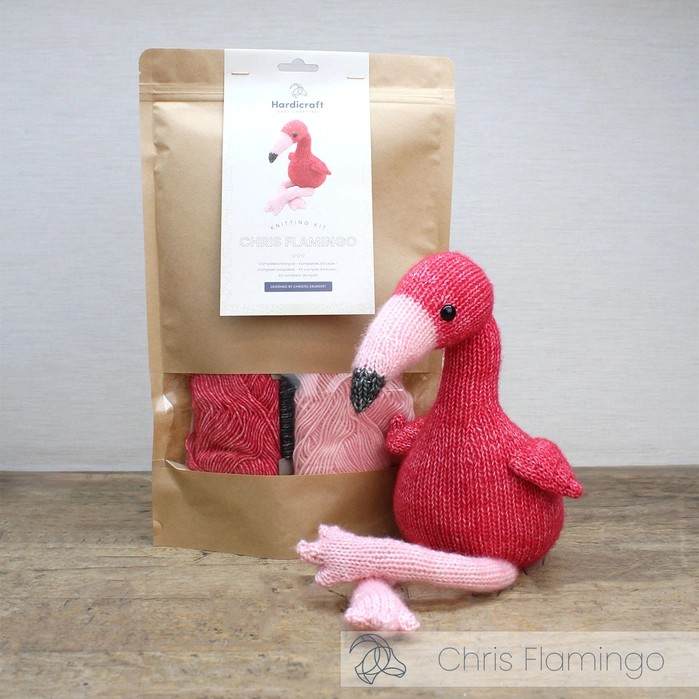 Chris Flamingo - Knitting Kit