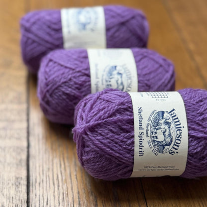 Jamieson's of Shetland Spindrift - Purples