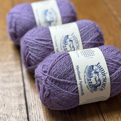 Jamieson's of Shetland Spindrift - Purples