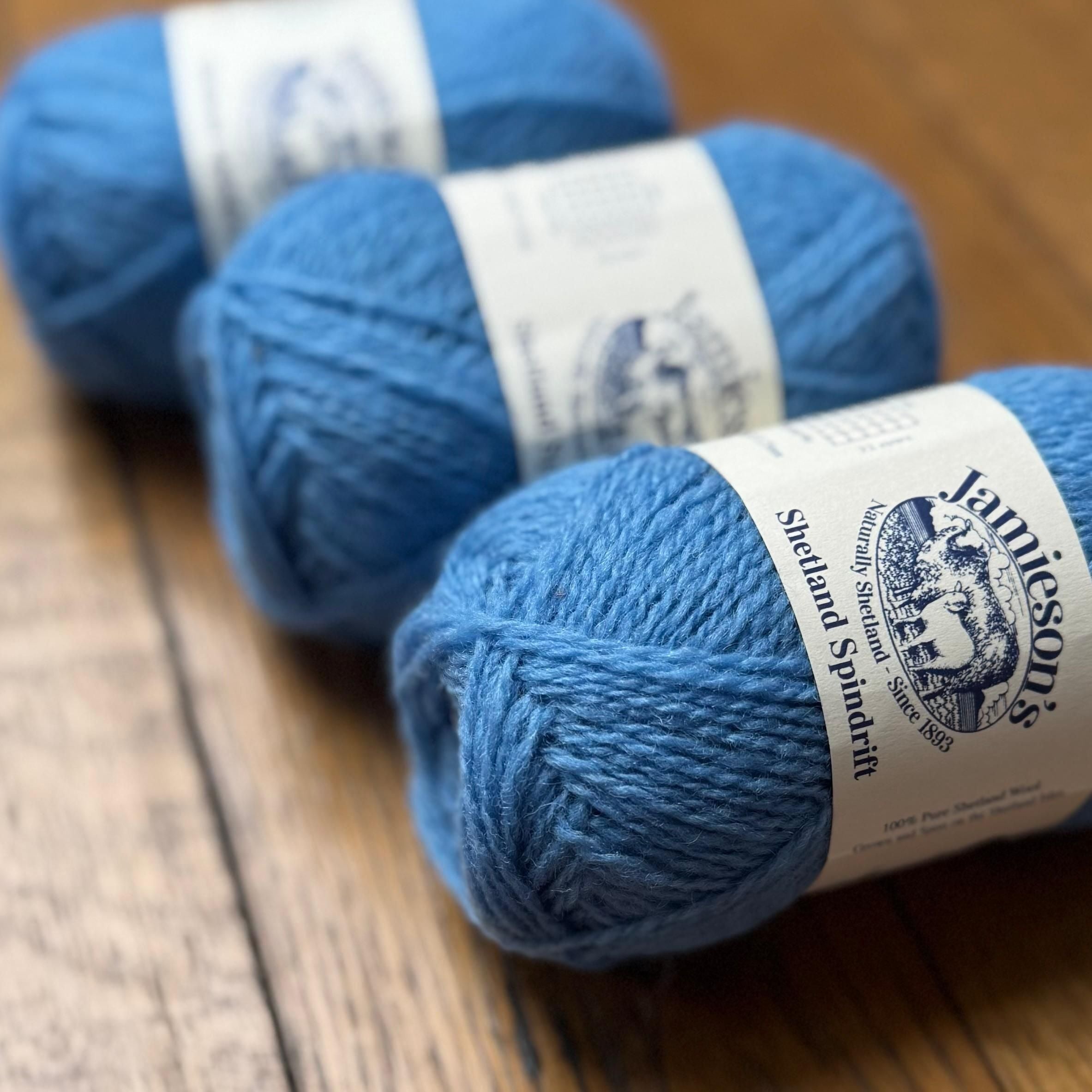 Jamieson's of Shetland Spindrift Blues