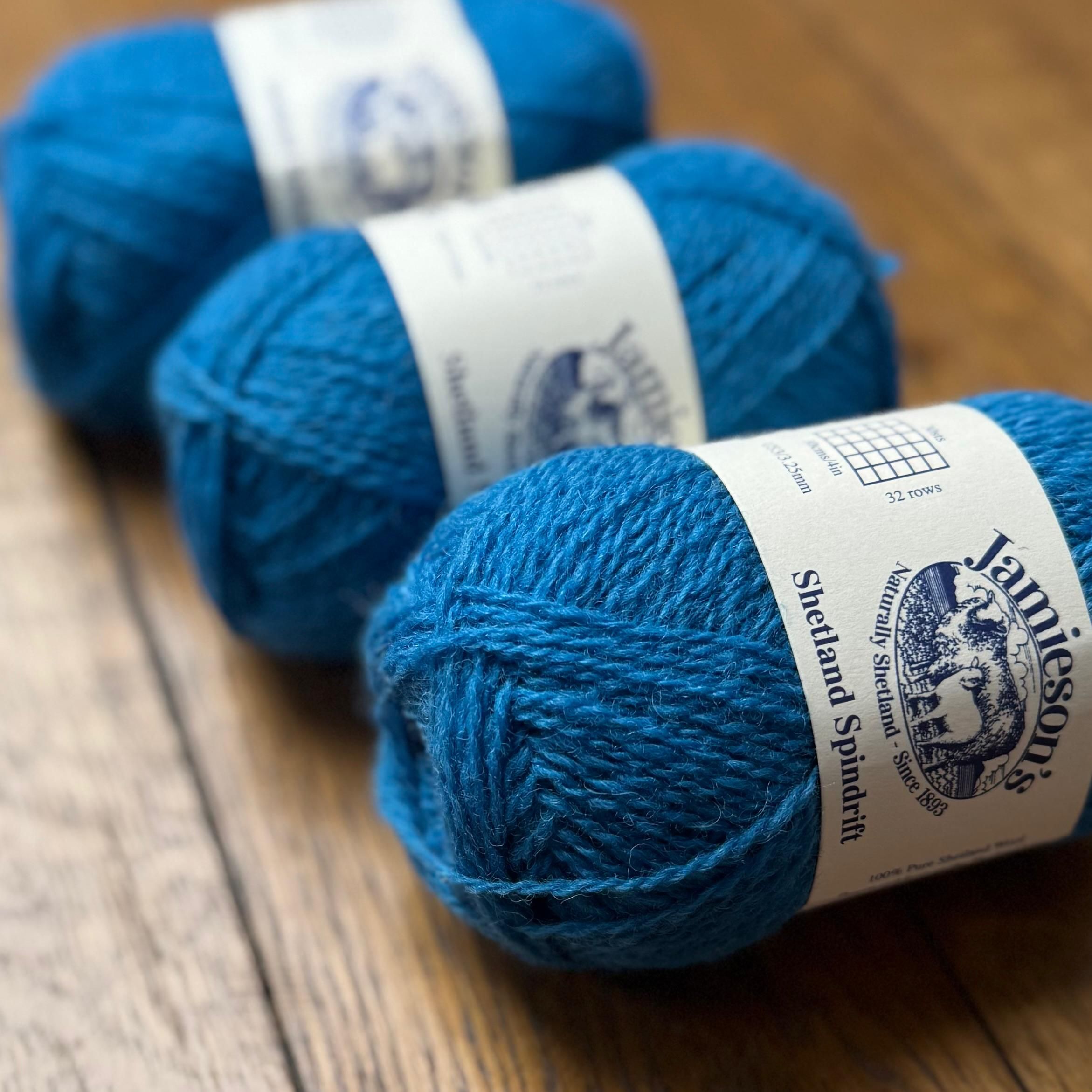 Jamieson's of Shetland Spindrift Blues