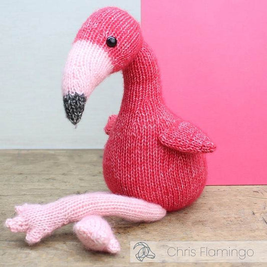 Chris Flamingo - Knitting Kit