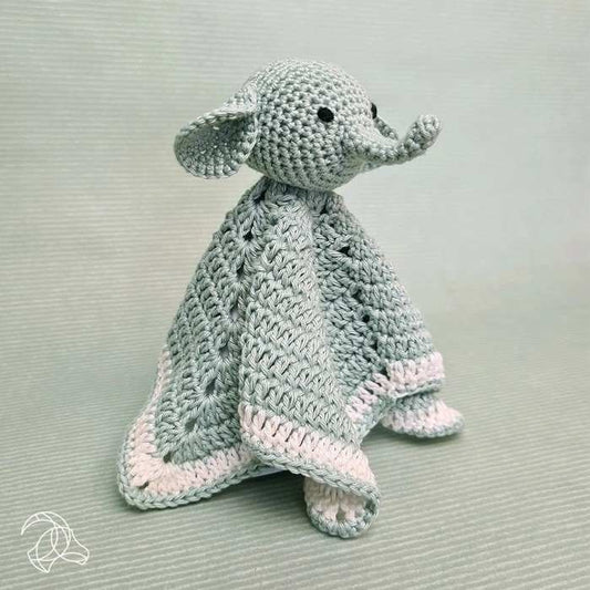 Elephant Cuddle Cloth - Crochet Kit