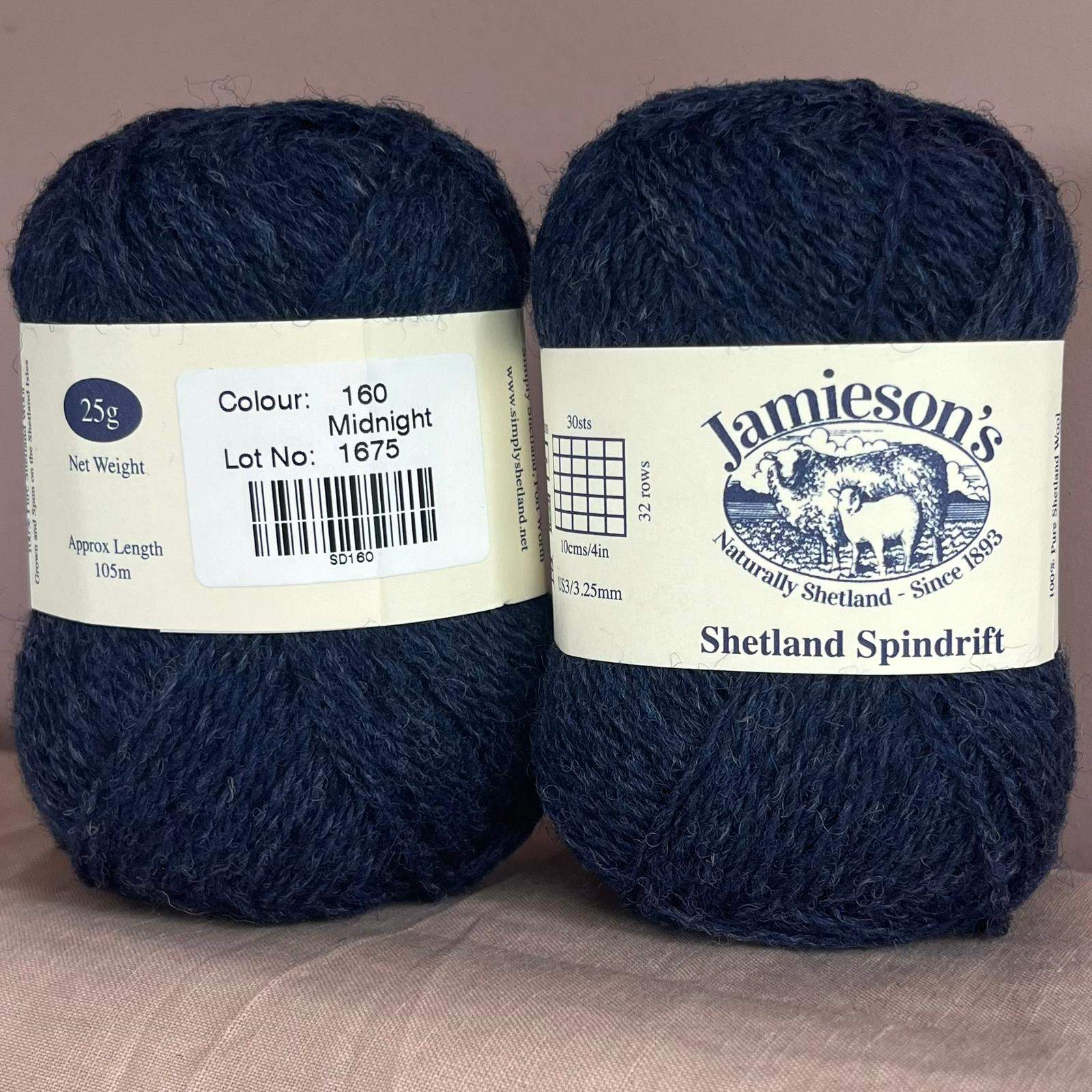 Jamieson's of Shetland Spindrift Blacks and Greys