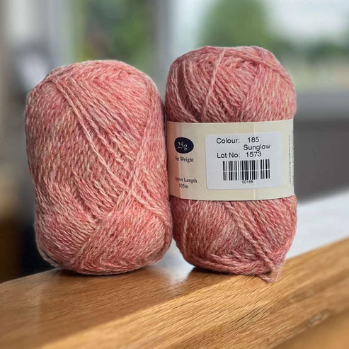 Jamieson's of Shetland Spindrift Pinks and Reds