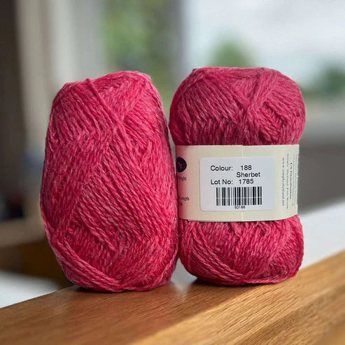 Jamieson's of Shetland Spindrift Pinks and Reds