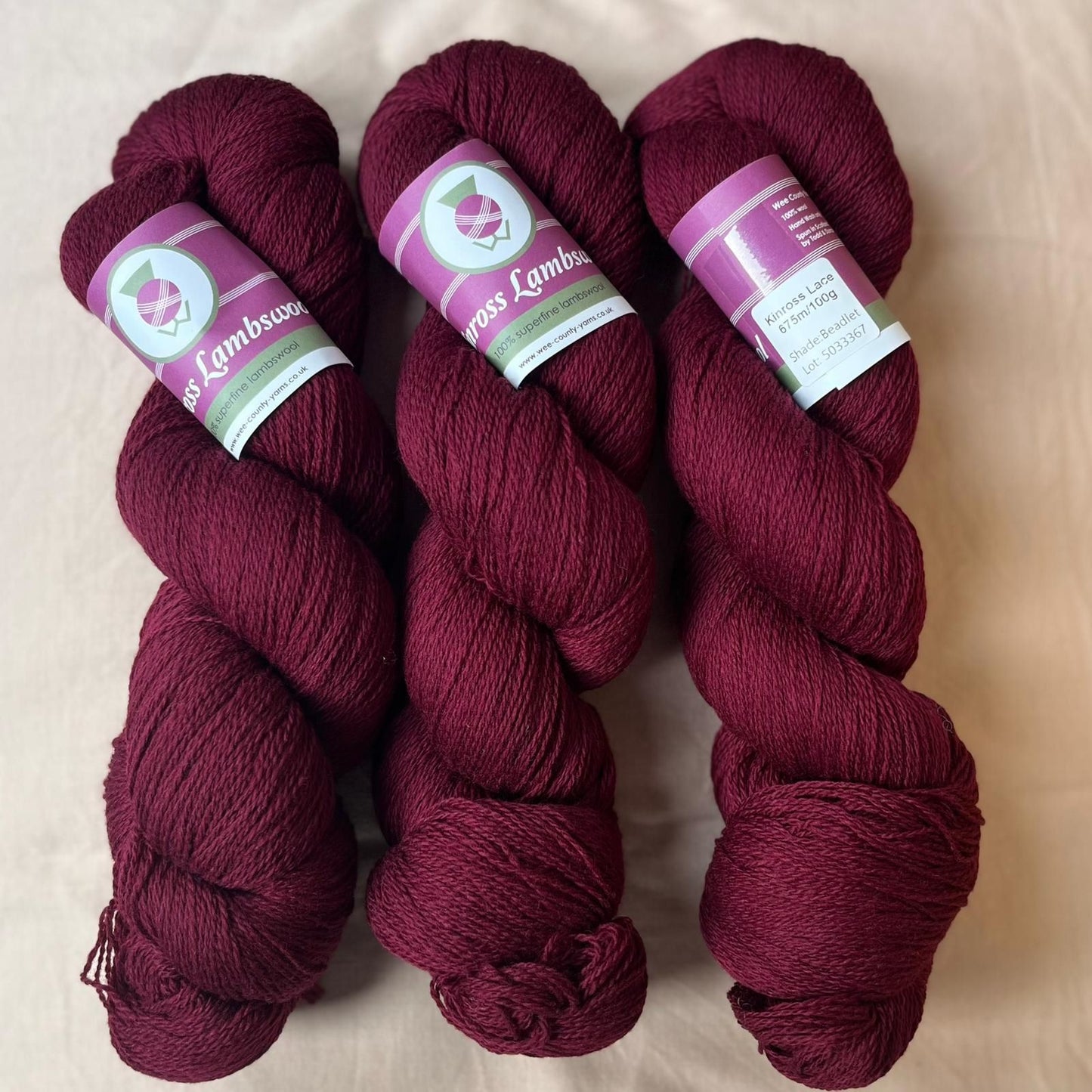 Wee County Yarns Kinross Lace