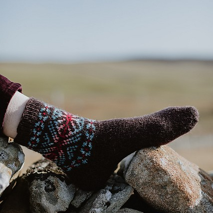 Taing Fair Isle Socks by Janette Budge