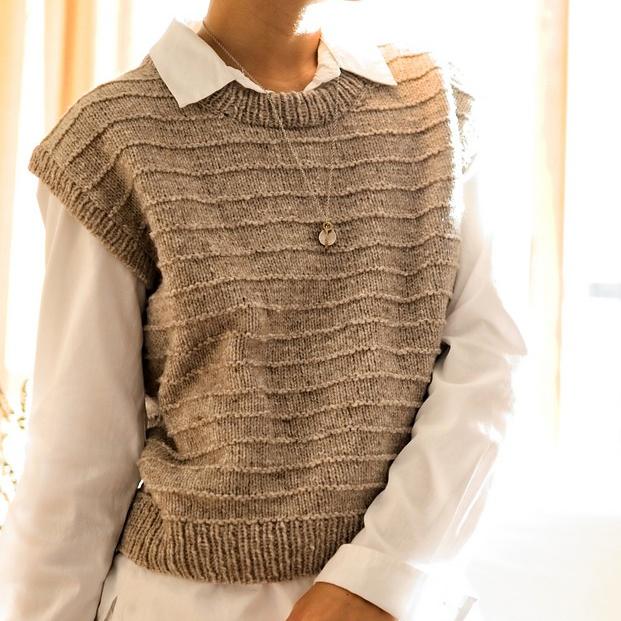 Tarquinia Slipover by Minimi Knit Design