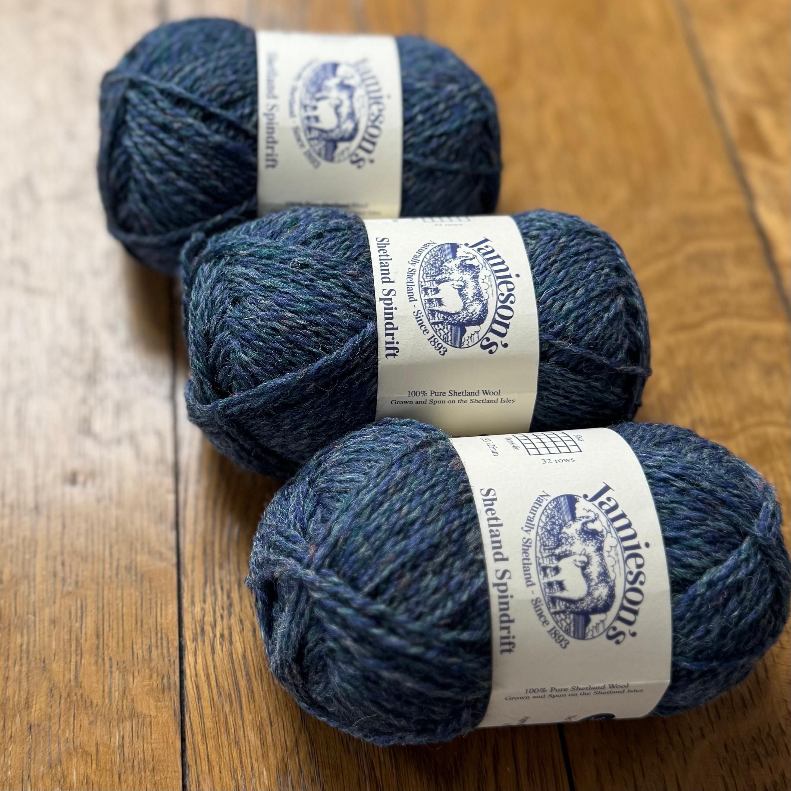 Jamieson's of Shetland Spindrift Blues