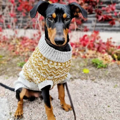 Vargö dog sweater by Sari Nordlund