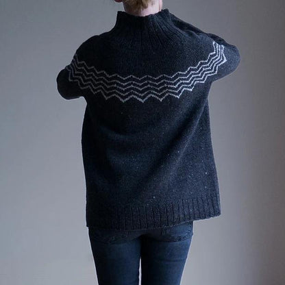 Monochrome Pullover by Katrin Schneider