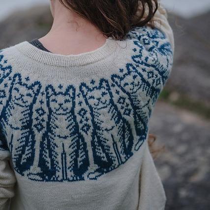 CatKnit Pullover by Andrea Rangel