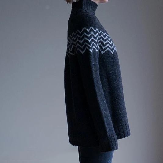 Monochrome Pullover by Katrin Schneider