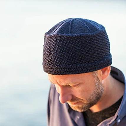 Seaworthy Gansey Cap by Churchmouse Yarns and Teas