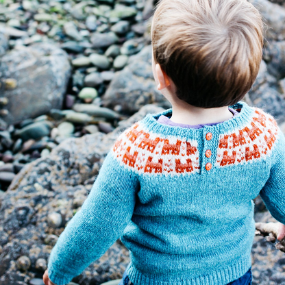 Bairns Crofthoose Yoke by Ella Gordon