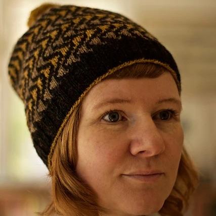 Bousta Beanie by Gudrun Johnston